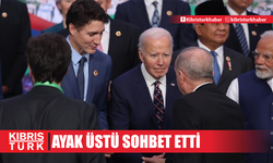 Erdoğan G20 Zirvesi'nin son gününde Biden ile bir süre ayak üstü sohbet etti