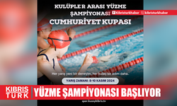 Kuzey Kıbrıs Cumhuriyet Kupası Yüzme Şampiyonası Başlıyor