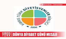 Kıbrıs Türk Diyetisyenler Birliği 14 Kasım Dünya Diyabet Günü Mesajı