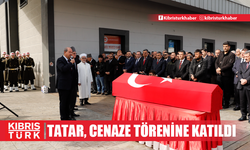 Cumhurbaşkanı Tatar, Samsun'da Kıbrıs gazisinin cenaze törenine katıldı