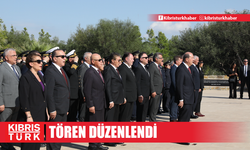 KKTC 41 yaşında... Dr. Fazıl Küçük Anıt Mezarı'nda tören düzenlendi