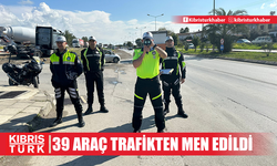 Ülke genelindeki trafik denetimlerinde 352 sürücü rapor edildi, 39 araç trafikten men edildi