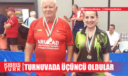 Olguner ve Öztuğ üçüncü oldular