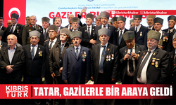 Cumhurbaşkanı Tatar, Samsun'da Kıbrıs gazileriyle bir araya geldi