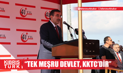 Yılmaz: ““Bugün Kıbrıs Adası’ndaki tek meşru devlet, Kuzey Kıbrıs Türk Cumhuriyeti'dir"