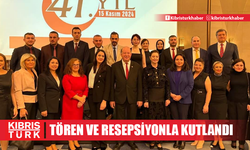 KKTC’nin 41. kuruluş yıldönümü İstanbul’da düzenlenen tören ve resepsiyonla kutlandı