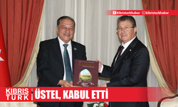 Üstel, Azerbaycan-KKTC Parlamentolararası Dostluk Grubu’nu kabul etti