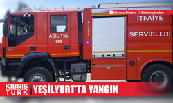 Yeşilyurt’ta işçi yatı evinde yangın çıktı