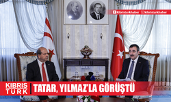 Cumhurbaşkanı Yardımcısı Yılmaz, Cumhurbaşkanı Ersin Tatar ile görüştü