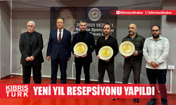 Masa Tenisinde yeni yıl resepsiyonu yapıldı