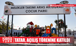 Cumhurbaşkanı Tatar "Melekler Takımı Aras Aktuğralı Çocuk Parkı”nın açılış törenine katıldı