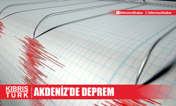 Akdeniz'de deprem