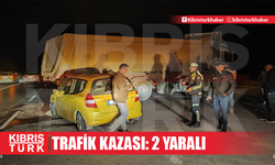 Lefkoşa - Gazimağusa Anayolunda Trafik Kazası: 2 Yaralı