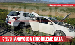 Lefkoşa - Gazimağusa Anayolu'nda Zincirleme Kaza: 2 Yaralı