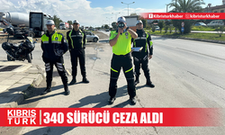 Trafik denetimlerinde 340 sürücü ceza aldı, 24 araç trafikten men edildi