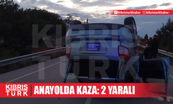 Mersinlik - Kaplıca Anayolu'nda Kaza: 2 Yaralı