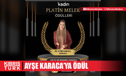 Ayşe Karaca’ya ödül