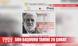 “Mustafa Gökçeoğlu İlk Kitap Ödüllü Yarışması”na katılımın son tarihi 28 Şubat…