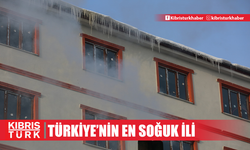 Ardahan sıfırın altında 23,3 dereceyle Türkiye'nin en soğuk ili oldu