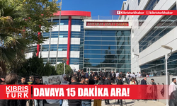 Sanık avukatlarının dinlenmesi öncesi duruşmaya 15 dakika ara verildi