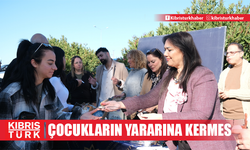 KAÜ ve Lefke Yardım ve Halk Derneği’nden çocuklar yararına kermes