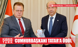 Cumhurbaşkanı Tatar’a “İnsan Hakları Bağımsızlık Onursal Ödülü”