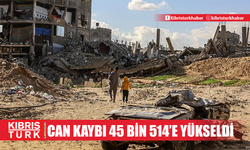 İsrail'in 450 gündür saldırılarını sürdürdüğü Gazze'de can kaybı 45 bin 514'e yükseldi