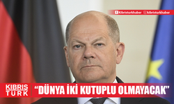 Scholz: "Bazılarının sandığı gibi dünya iki kutuplu olmayacak”