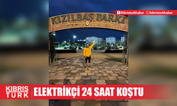 Elektrikçi 24 saat koştu