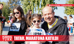 Tatar, Ülker Lefkoşa Maratonu’na katıldı