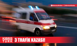 Sürücülerin dikkatsizliği sonucu 3 trafik kazası...Motosiklet sürücüsü yoğun bakımda