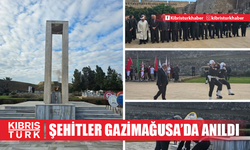 Şehitler Gazimağusa'da da anıldı