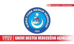 Kıbrıs Türk Memur-Sen, genel greve destek vereceğini açıkladı