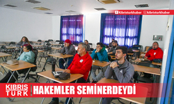 Hakemler seminerdeydi