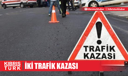 İskele ve Ziyamet'te 2 trafik kazası