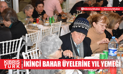 Girne Belediyesi İkinci Bahar Üyelerine yeni yıl yemeği