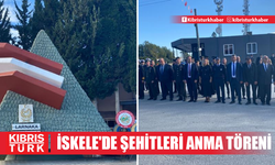 İskele'de şehitleri anma töreni...