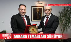 Meclis Başkanı Öztürkler KKTC Ankara Büyükelçiliği’ni ziyaret etti