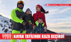 Fahriye Evcen kayak tatilinde kaza geçirdi