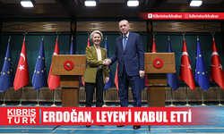 Erdoğan, Avrupa Komisyonu Başkanı Ursula von der Leyen'i kabul etti