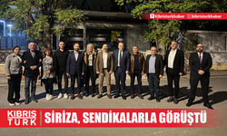 Siriza, WFTU üyesi Kıbrıs Türk sendikalarıyla görüştü