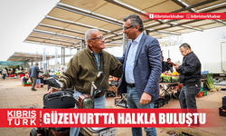 Erhürman Güzelyurt’ta halkla buluştu