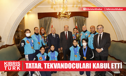 Cumhurbaşkanı Tatar, Tekvando Milli Takımı'nı kabul etti