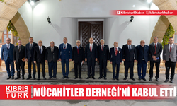 Cumhurbaşkanı Ersin Tatar, TMT Mücahitler Derneği’ni kabul etti