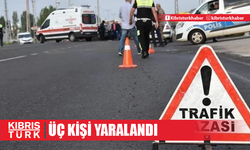 Ülkede bu sabah 2 trafik kazası meydana geldi.. 3 yaralı