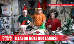 Uzayda mahsur kalan astronotlar Noel'i kutladı