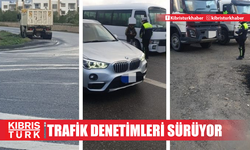 Denetimler sürüyor: 4 kamyon ve 2 araç sürücüsüne yasal işlem