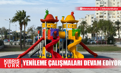 Gazimağusa’da park yenileme çalışmaları devam ediyor