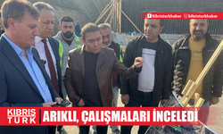 Bayındırlık ve Ulaştırma Bakanı Arıklı, Girne Köprülü Kavşağı’ndaki çalışmaları yerinde inceledi, bilgi aldı