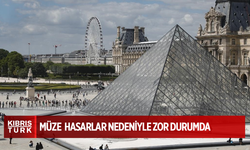 Paris'in ünlü Louvre Müzesi hasarlar nedeniyle zor durumda